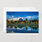 Blaue Moschee von Istanbul in der Türkei Postkarte (Vorne/Hinten)