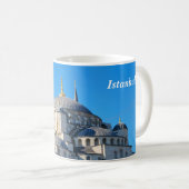 Blaue Moscheen-Tasse Kaffeetasse (VorderseiteRechts)