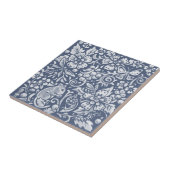 Blaue Mouse Wald Land Foods Tier Verziert Fliese (Seite)