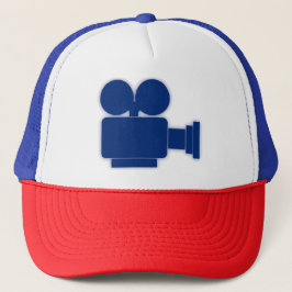 BLAUE MOVIE KAMERA Trucker Hut Truckerkappe