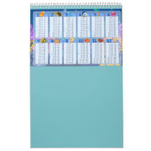 Blaue Multiplikation Tabelle 1-12 Cheat Sheet Kalender (Titelbild)