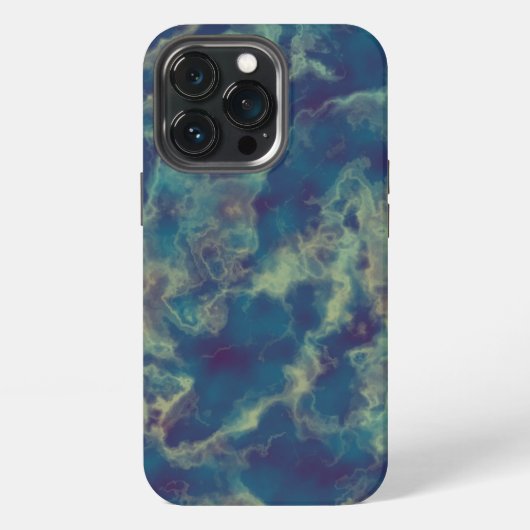 Blaue Murmel 2 iPhone Hülle (Hinten)