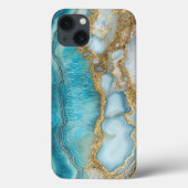 Blaue Murmel Case-Mate iPhone Hülle (Rückseite)