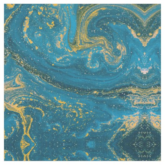 Blaue Murmel Stoff (Nahaufnahme)