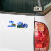 Blaue Murmeltiere Autoaufkleber (Auf Lkw)