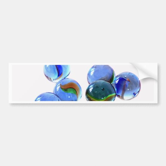 Blaue Murmeltiere Autoaufkleber (Vorne)