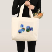 Blaue Murmeltiere Jumbo Stoffbeutel (Vorderseite (Produkt))