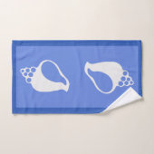 Blaue Muschel Handtuch (Handtuch)
