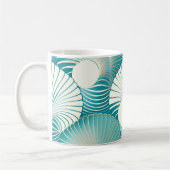 Blaue Muschel Kaffeetasse (Links)