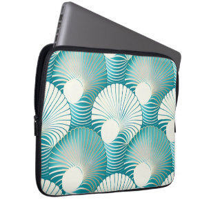 Blaue Muschel Laptopschutzhülle