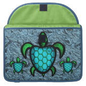Blaue Muschel-Schildkröte MacBook Proklappen-Hülse Sleeve Für MacBook Pro (Vorderseite)