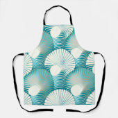 Blaue Muschel Schürze (Vorderseite)