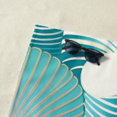 Blaue Muschel Strandtuch (Beispiel)