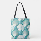 Blaue Muschel Tasche (Rückseite)