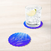 Blaue Muschel Untersetzer (Vor Ort)