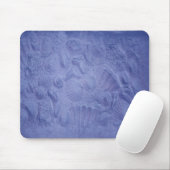 Blaue Muscheln Mousepad (Mit Mouse)