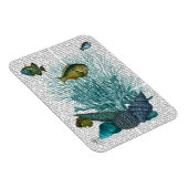 Blaue Muscheln und Korallen Magnet (Rechte Seite)