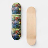 BLAUE MUSCLE SKATEBOARD (Vorderseite)