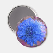 Blaue Mutter Magnet (Vorderseite/Rückseite)
