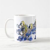 Blaue Mützen-Kaffee-Tasse Kaffeetasse (Links)