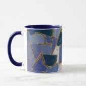 Blaue Nacht, berühmtes Gemälde Tasse (Links)