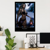 Blaue Nacht Poster (Heimbüro)