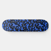 Blaue Nachtfalter Skateboard (Horizontal)