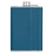 Blaue Nachtfischer Flachmann (Rückseite)