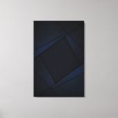 Blaue Nachtstruktur Leinwanddruck (Vorderseite)