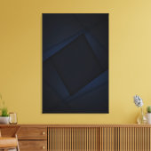 Blaue Nachtstruktur Leinwanddruck (Insitu (Wohnzimmer))