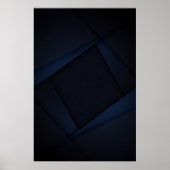 Blaue Nachtstruktur Poster (Vorne)