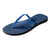 Blaue Nadelstreifen Badesandalen (Schrägansicht)