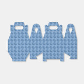Blaue nähknöpfe auf Blau Geschenkschachtel (Ungefaltet)