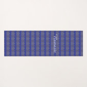 Blaue Namaste-Yogmatte Yogamatte (Rückseite (Horizontal))