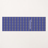 Blaue Namaste-Yogmatte Yogamatte (Vorderseite (Horizontal))