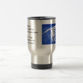 "Blaue Nassfliege - grausame Forelle" Tasse (Mittel)