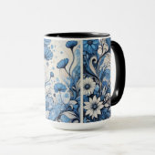 Blaue Natur Tasse (VorderseiteRechts)
