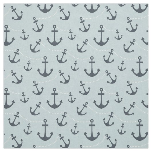 Blaue nautischanker stoff (Muster)