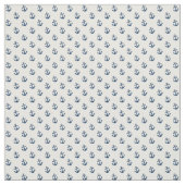 Blaue Nautische Anker Stoff (Muster)