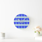 Blaue nautische Wanduhr (Zuhause)