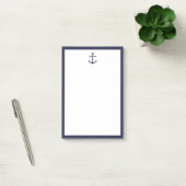Blaue Navy-Anker Post-it Klebezettel (Büro)