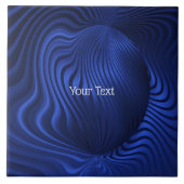 Blaue Navy Decorative Keramik Tile Fliese (Vorderseite)