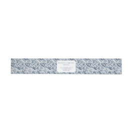 Blaue Navy-Palm-Botanische Hochzeit