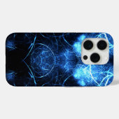 Blaue Nebel Energie Fraktale Kunst Case-Mate iPhone Hülle (Rückseite (Horizontal))