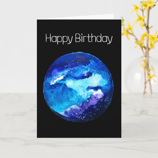 Blaue Nebel Karte (Gelbe Blume)