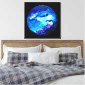 Blaue Nebel Leinwanddruck (Insitu (Schlafzimmer))