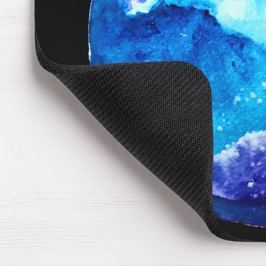 Blaue Nebel Mousepad (Ecke)