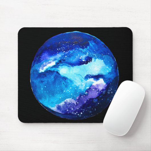 Blaue Nebel Mousepad (Mit Mouse)