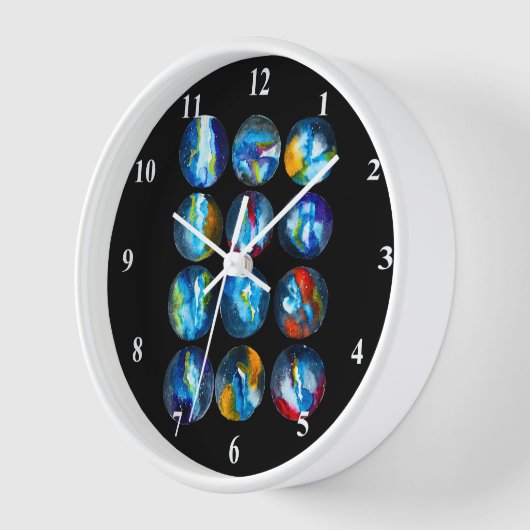 Blaue Nebel Uhr (Winkel)