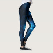 Blaue Nebelfleck-Leggings Leggings (Rechts)